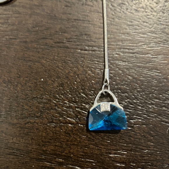 Choker Silver Drop Body Chain - Picture 2 of 6